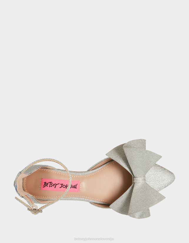 Plemeniti srebroBetsey Johnson otroci čevlje 664J2T32