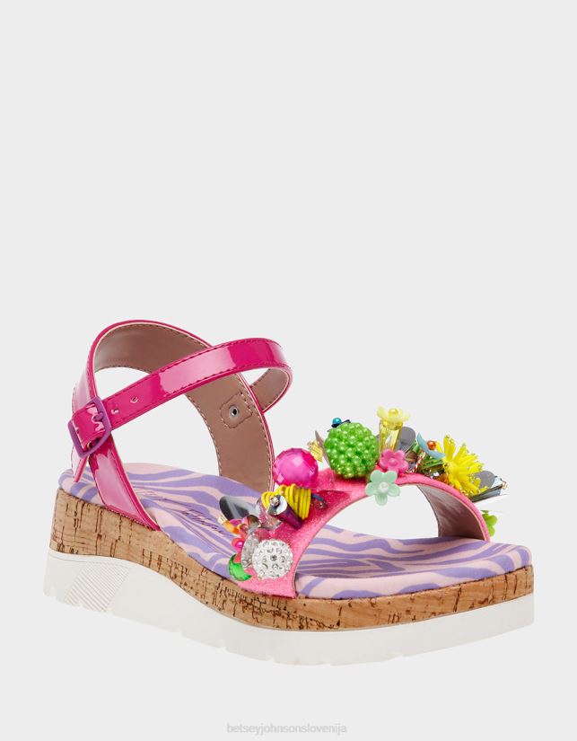 odkrito roza multiBetsey Johnson otroci čevlje 664J2T164