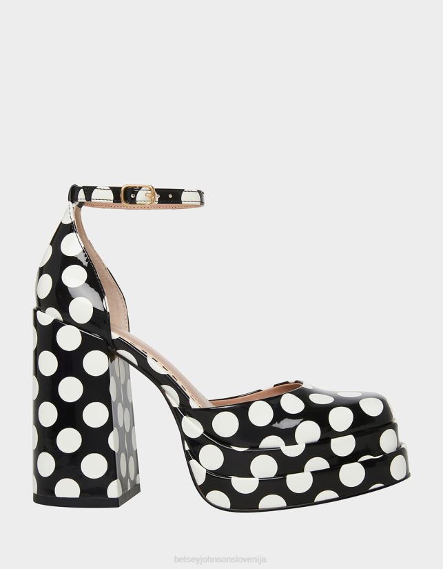 tootsy black polka pikaBetsey Johnson ženske čevlje 664J2T72