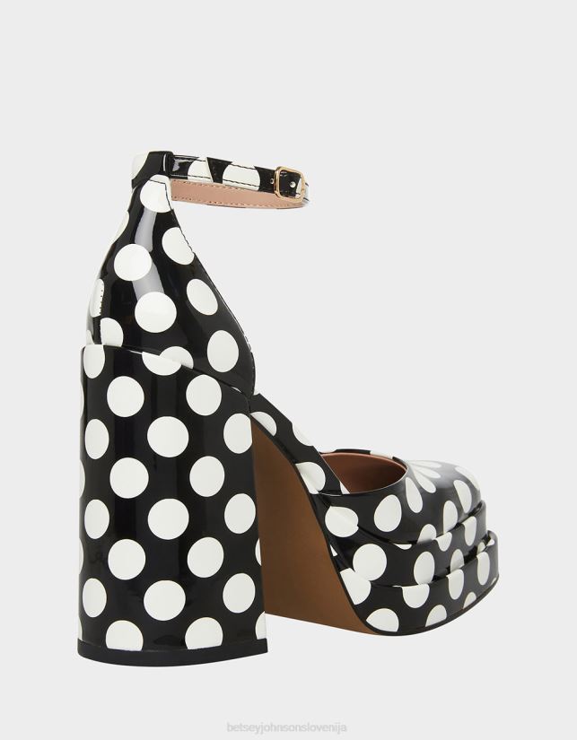 tootsy black polka pikaBetsey Johnson ženske čevlje 664J2T72