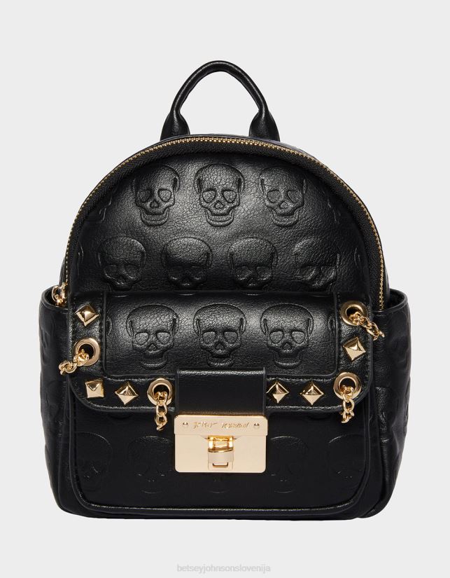 mini nahrbtnik no brainer skull ČrnaBetsey Johnson ženske dodatki 664J2T241