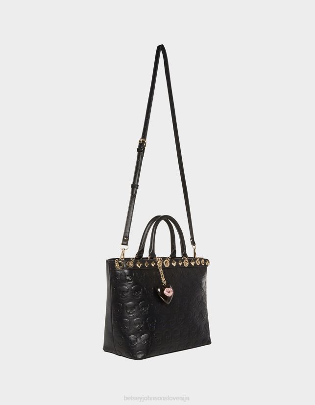 no brainer skull tote ČrnaBetsey Johnson ženske dodatki 664J2T246