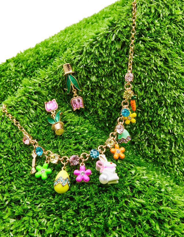 hunny bunny charm sprednja ogrlica multiBetsey Johnson ženske nakit 664J2T365