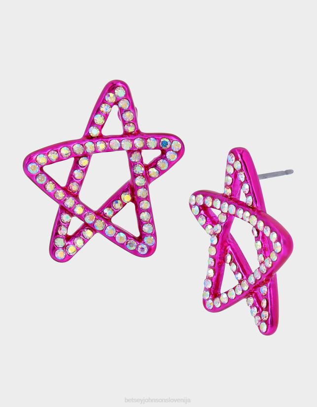 kidult kitsch star studs rozaBetsey Johnson ženske nakit 664J2T354